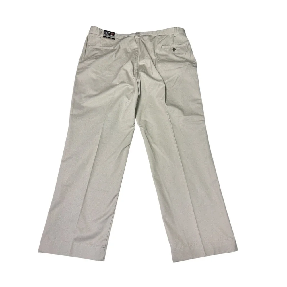 NWT 5.11 511 Tactical Series Men's 44x33 Khaki Covert Zip‎ Pocket Pants 74269